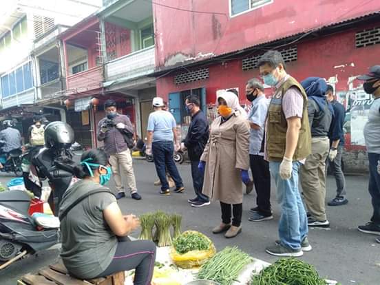 Jelang Idul Fitri, Plt Walikota Sidak Pasar Baru Tanjungpinang