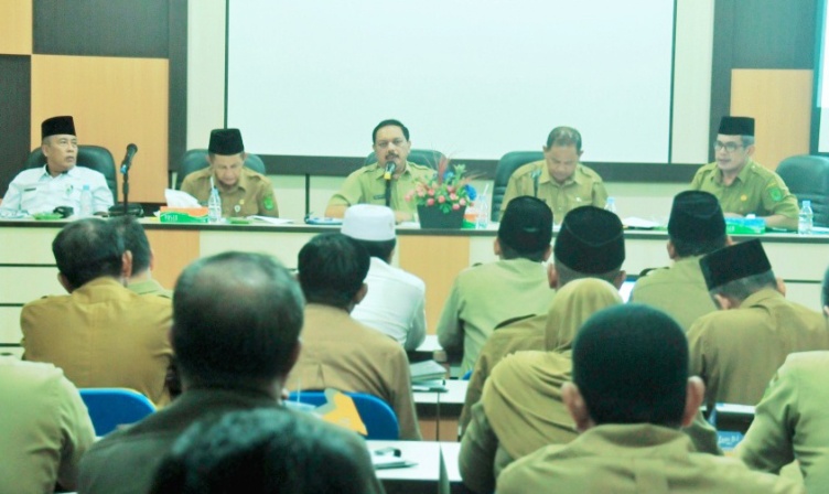 Sekda Inhil Pimpin Rapat Persiapan MTQ Kabupaten Ke-47