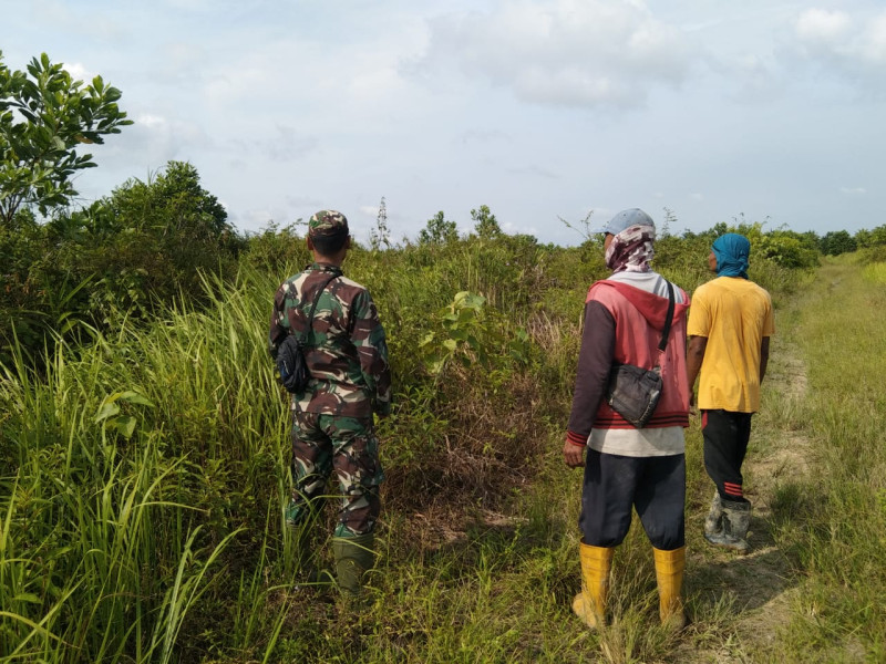 Guna Meningkatkan Kesadaran Masyarakat Terkait Karhutla, Koptu Erwan Melaksanakan Sosialisasi
