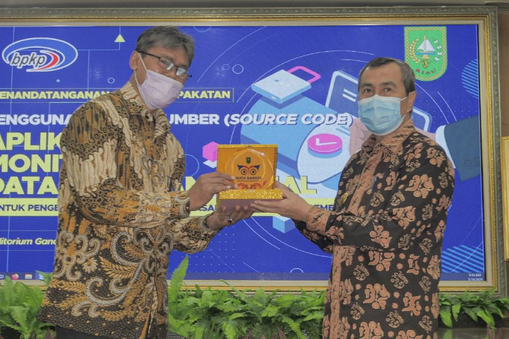 BPKP RI Remkomendasikan Aplikasi Mata Bansos Riau Untuk Nasional