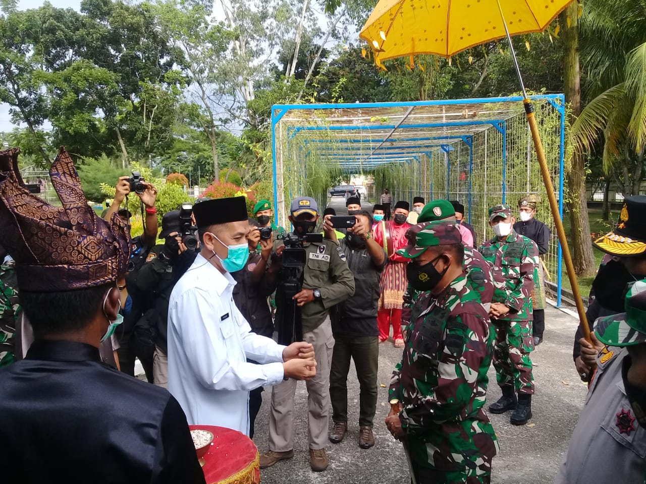 Walikota Dumai Sambut Kedatangan Pangdam I/Bukit Barisan dan Rombongan