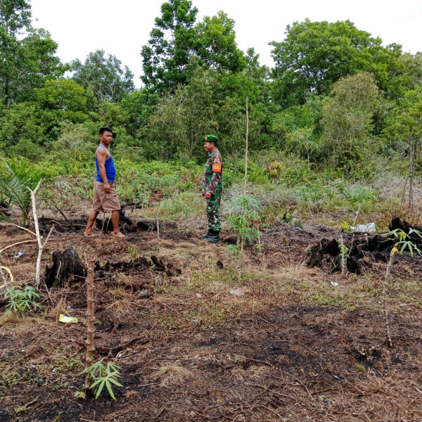 Koramil-01/Dumai Laksanakan Patroli Cegah Karhutla di Wilayah Rawan