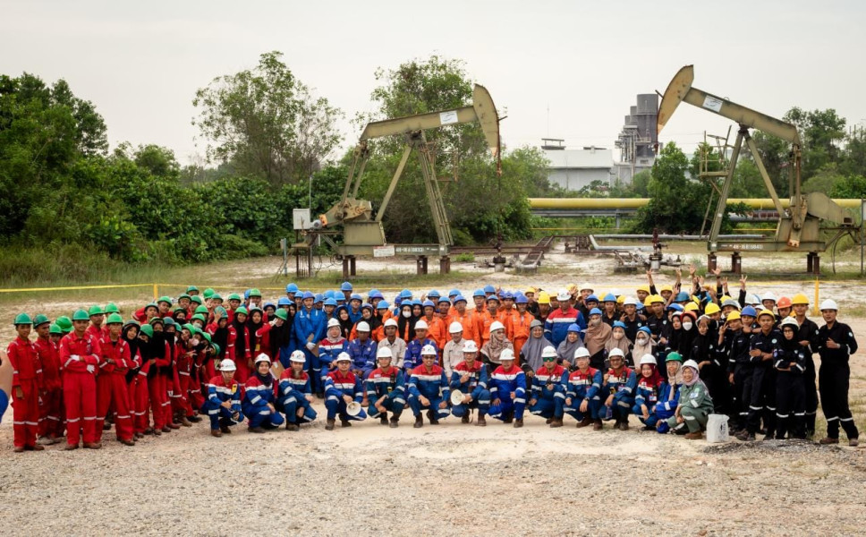 PHR Ajak Siswa SMK ke Area Operasi Edukasi Migas dan Keselamatan Kerja di Blok Rokan