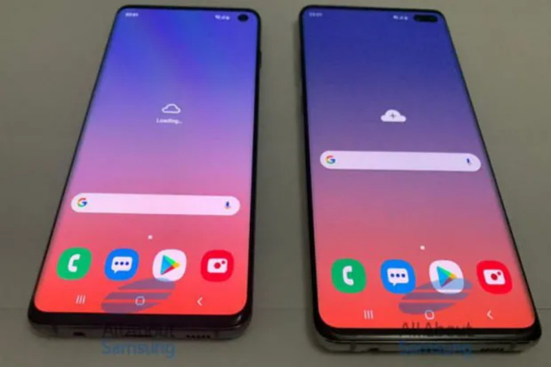 Tampilan Samsung Galaxy S10 dan S10 Plus