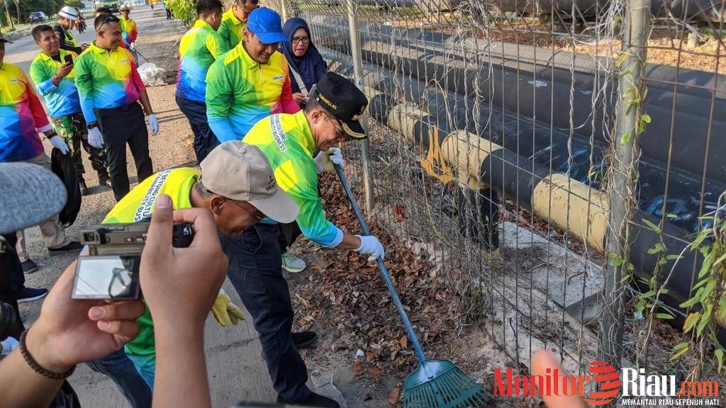 HSPN 2020, Pertamina RU II Dumai Bersih - Bersih Lingkungan