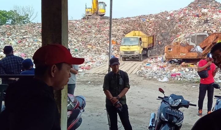 Pj Bupati Inhil Tinjau TPA Sungai Beringin Tembilahan