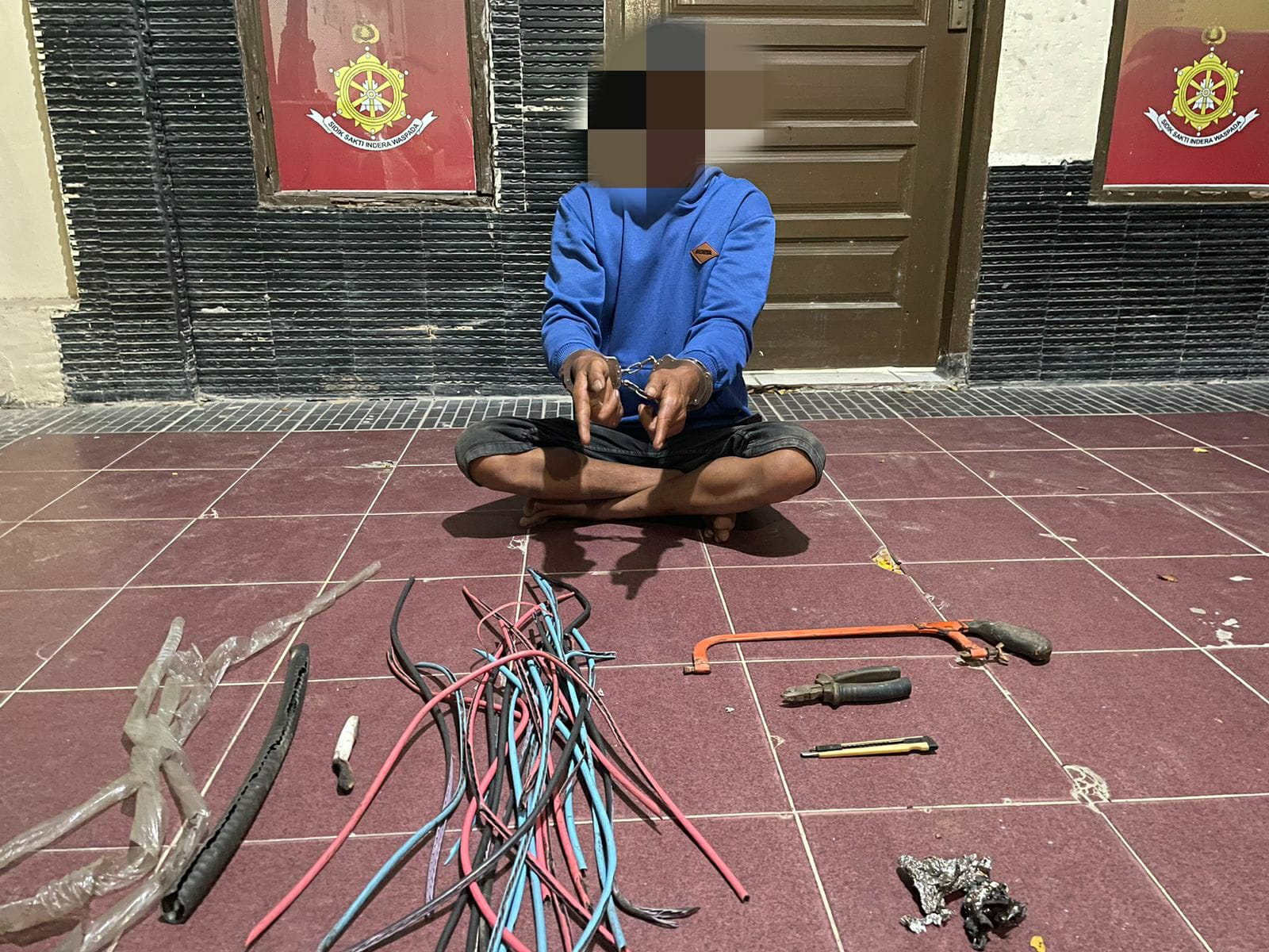 Curi Kabel Dilokasi PHR, Seorang Pria Diseret Satreskrim Polres Bengkalis Ke Jeruji Besi