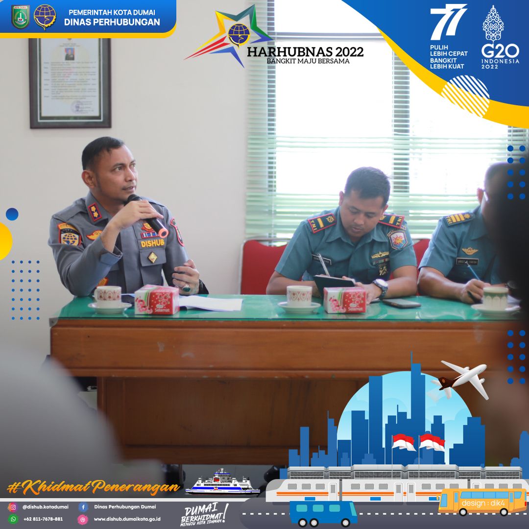 Dishub Dumai Siap Untuk Turut Serta Sukseskan Peringatan HUT TNI ke-77