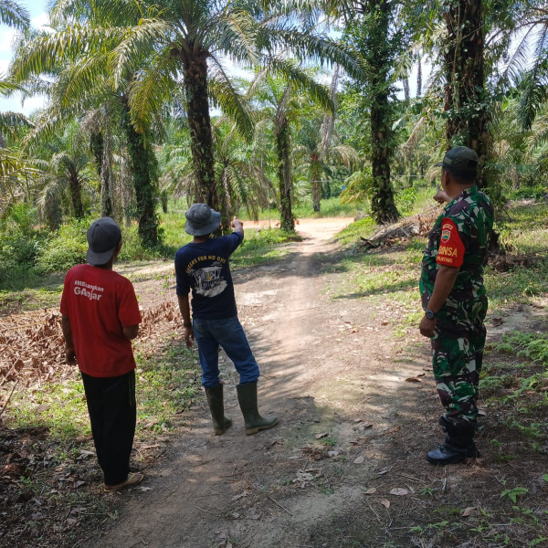Sertu Misriyadi Laksanakan Patroli Cegah Karhutla