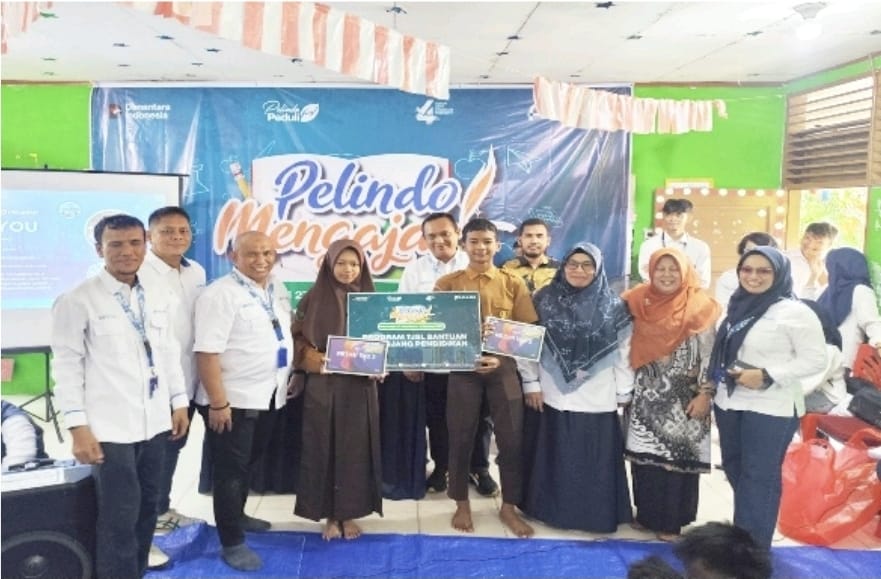 Pelindo Regional 1 Pekanbaru Laksanakan ''Pelindo Mengajar'' di SMPN 27, Disambut Antusias dan Berlangsung Meriah