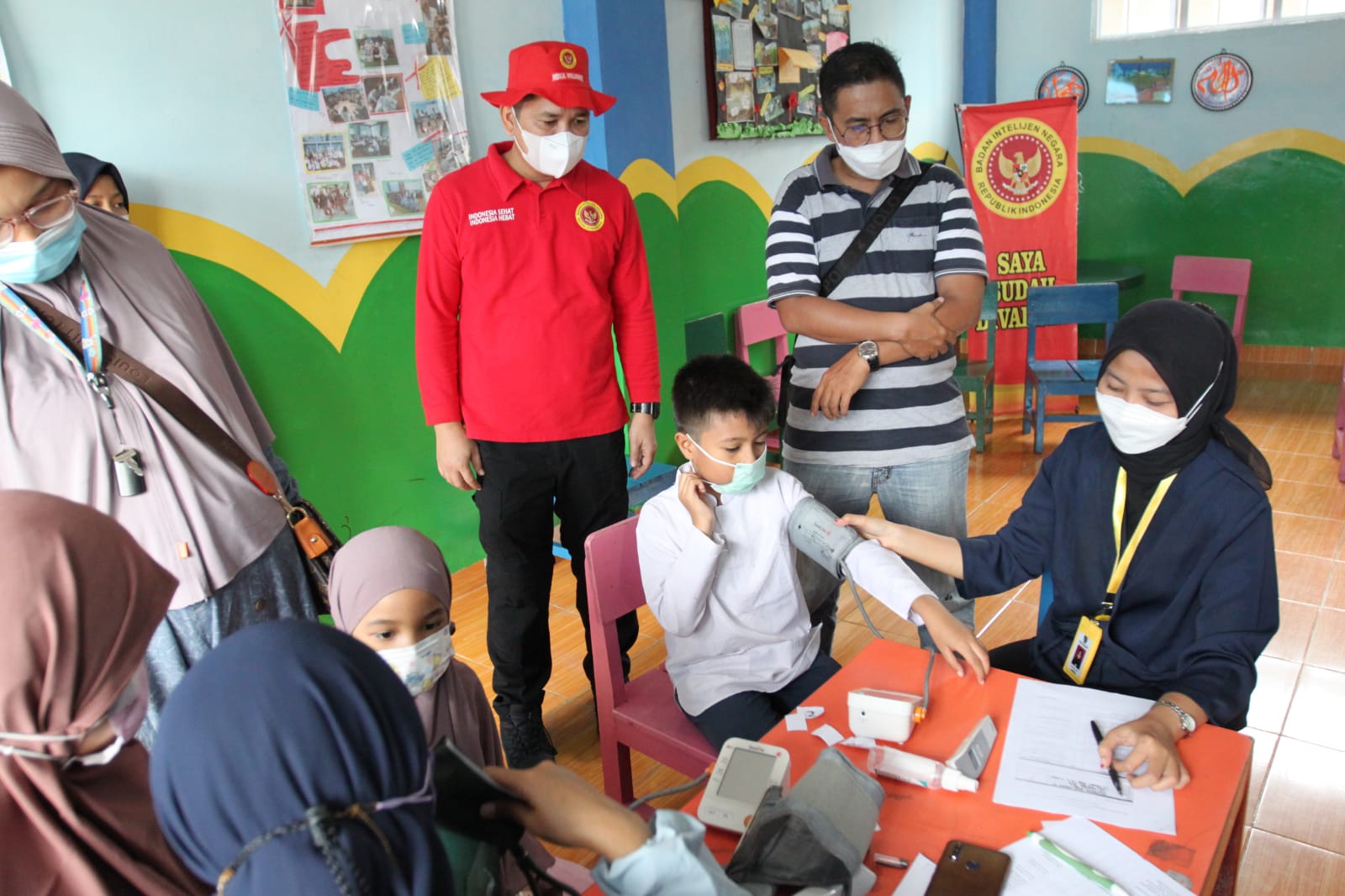 Gencarkan Vaksinasi Anak, BINDA Riau Vaksin 122 Anak Di SD Muhammadiyah Rumbai