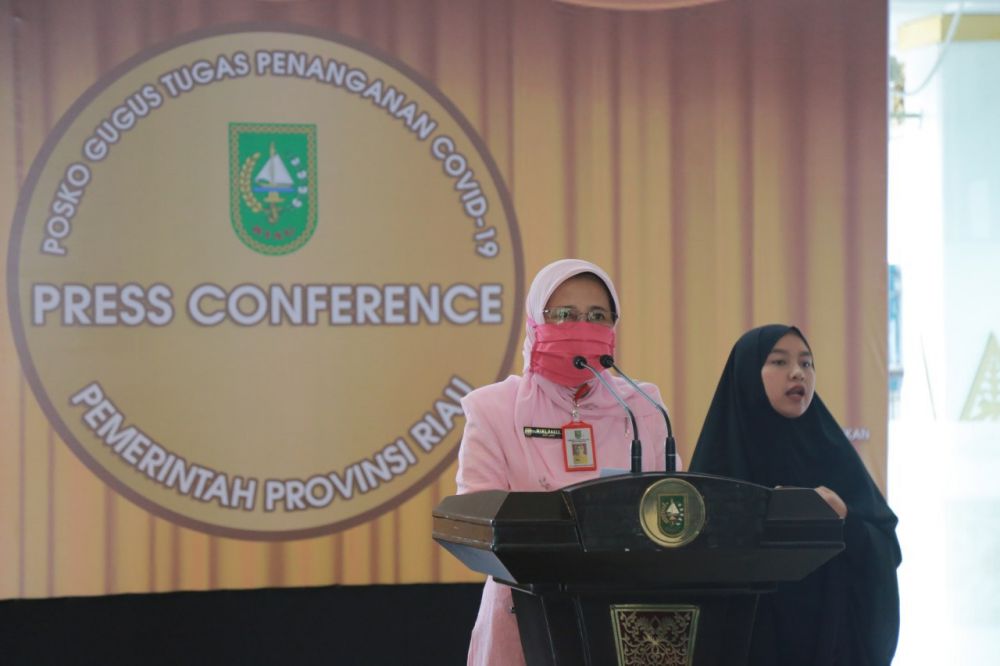 Kasus COVID-19 Melandai, Kadiskes Riau: Tetap Disiplin Protokol Kesehatan