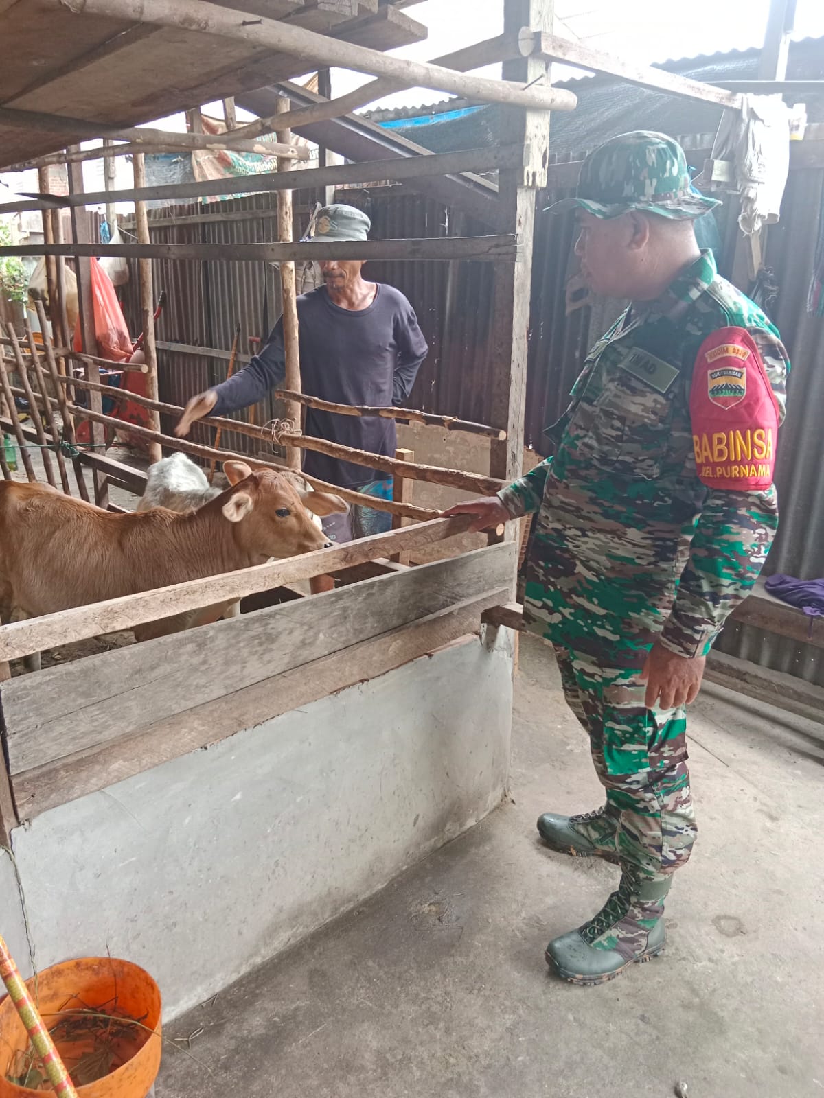 Giat Cegah PMK Oleh Sertu Mahyudin