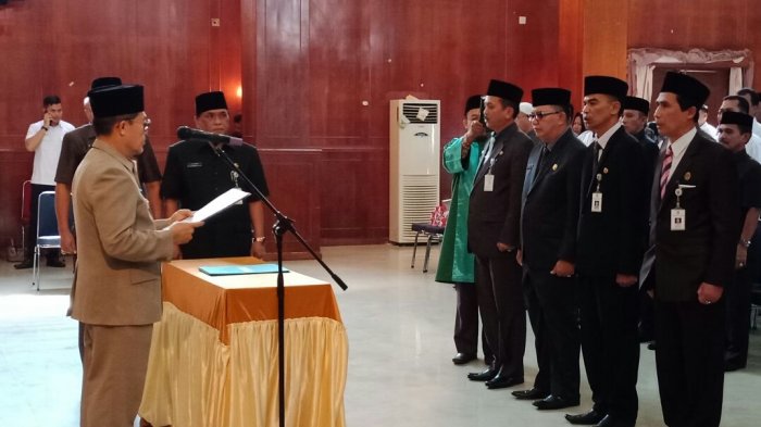 Walikota Dumai Lantik Empat Pejabat Baru