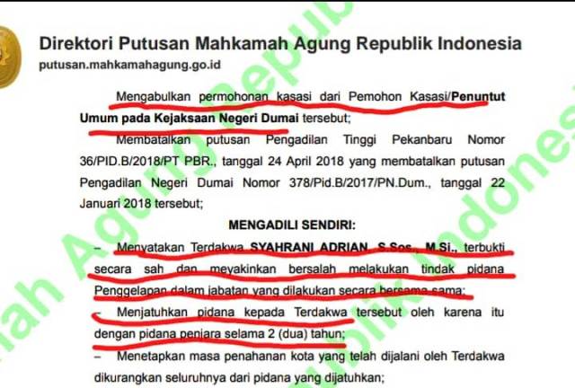 Dir.Ops BUMD, PT Pelabuhan Dumai Berseri 'Kebal Hukum'?