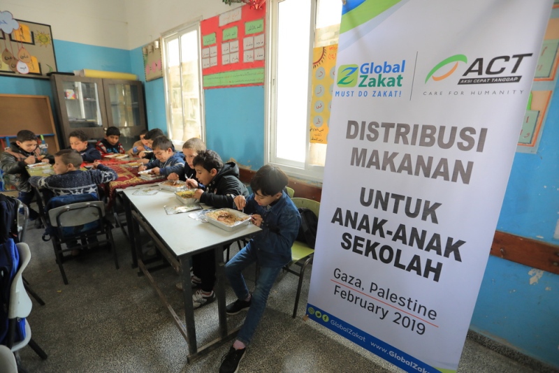 Kepedulian Indonesia Penuhi Kebutuhan Gizi Anak Palestina