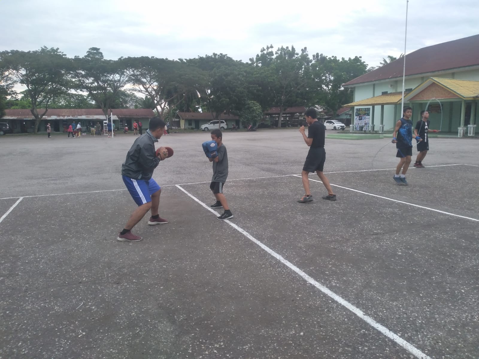 Dorong Prestasi Olah Raga Tinju, Kodim 0320/Dumai Dampingi Latihan Atlet Muda