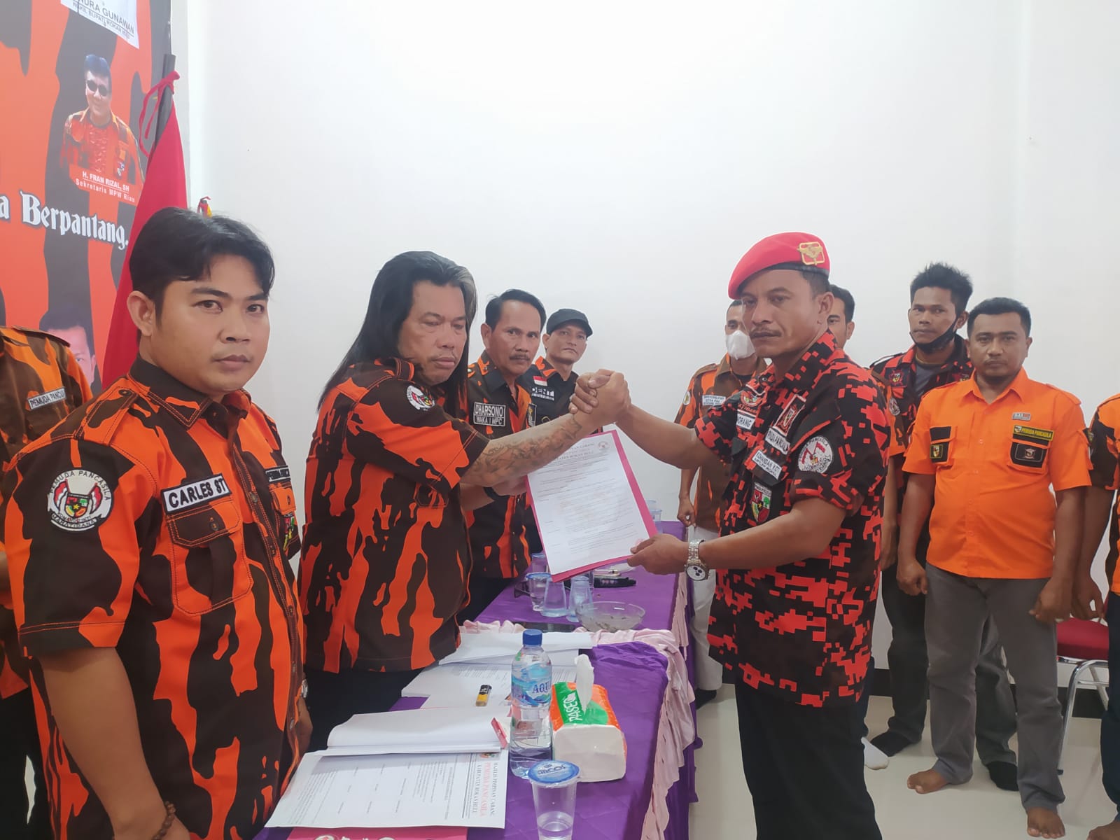 Ketua MPC PP Rohul Lantik Komandan Koti