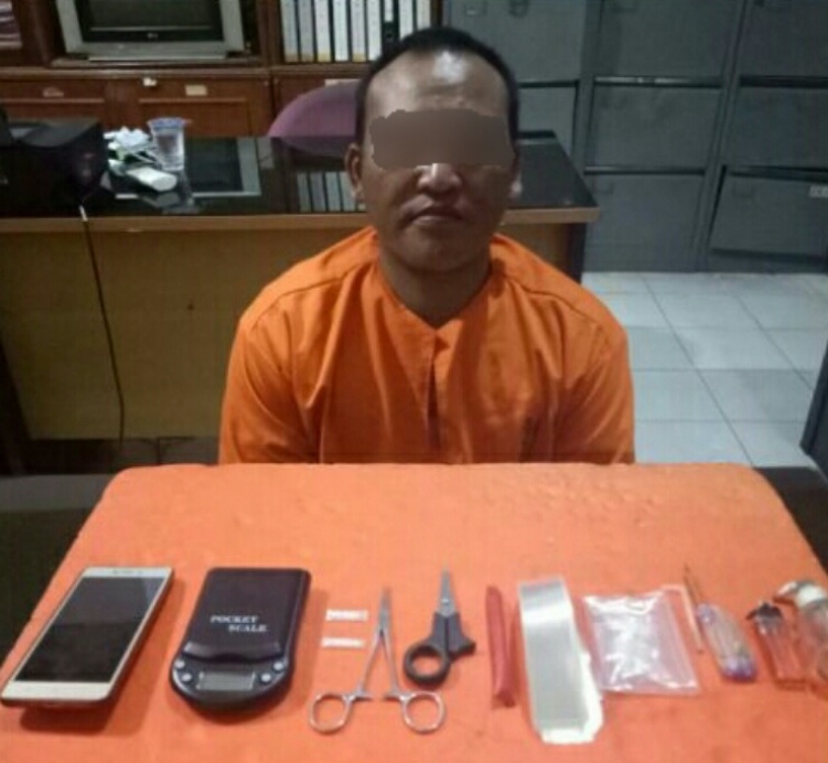 Terlibat Narkoba, Warga Tembilahan Hulu Ditahan Polisi