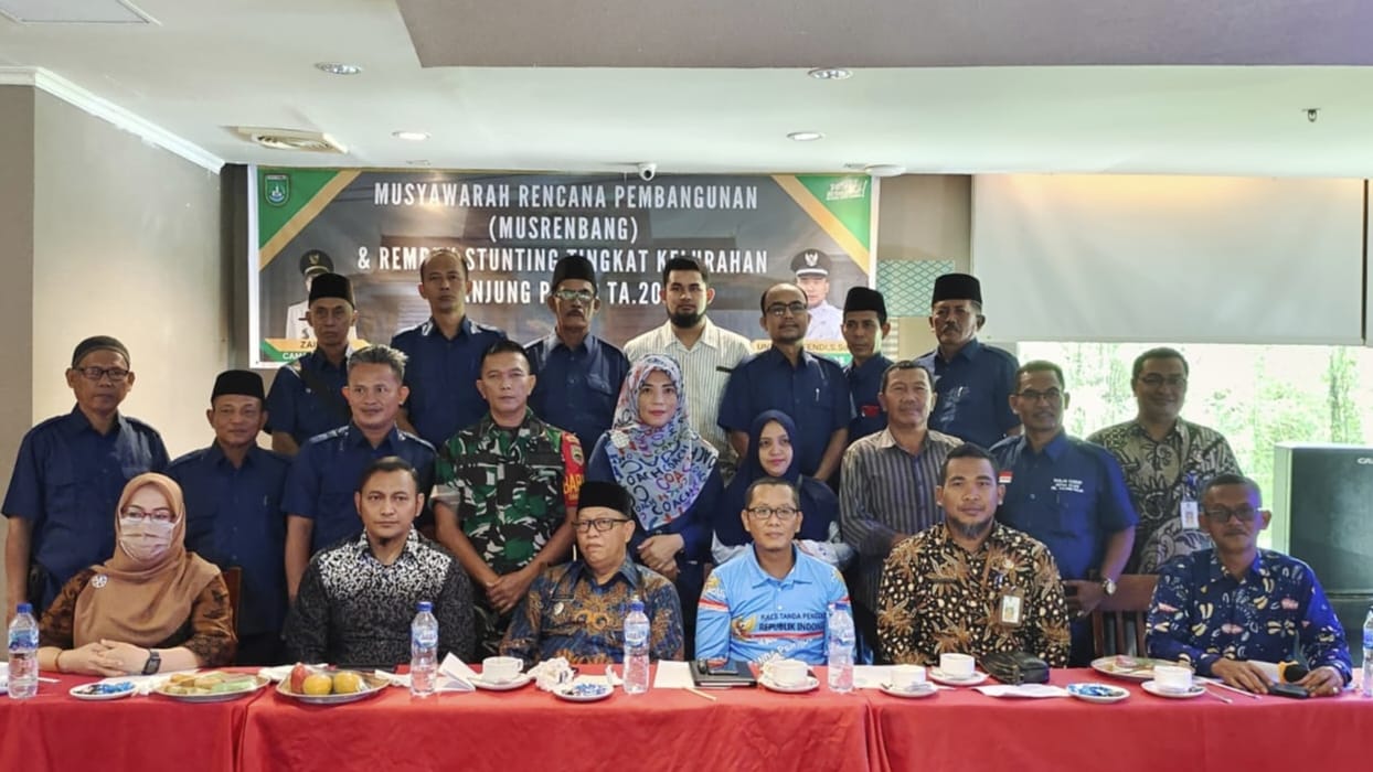 Camat Dumai Timur Membuka Musrenbang dan Rembuk Stunting Kelurahan Tanjung Palas