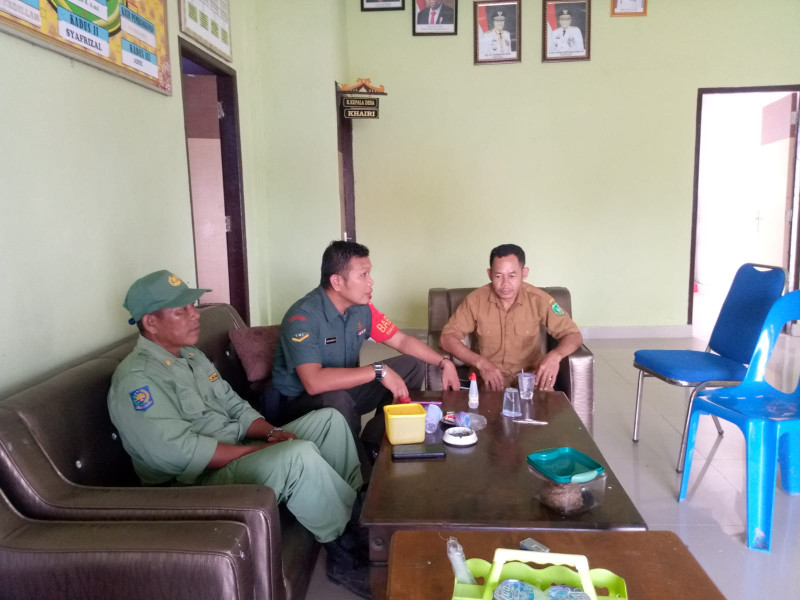 Giat Sosialisasi Nilai-nilai Pancasila Oleh Babinsa Koramil 06 Merbau