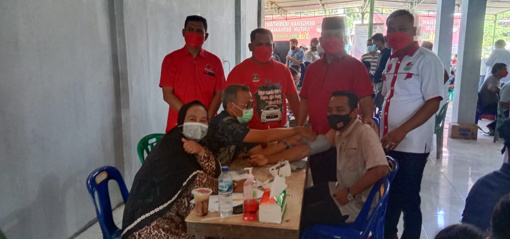 Wakil Ketua DPRD Riau Dukung Program Gotong-royong Vaksinisasi TNI Polri