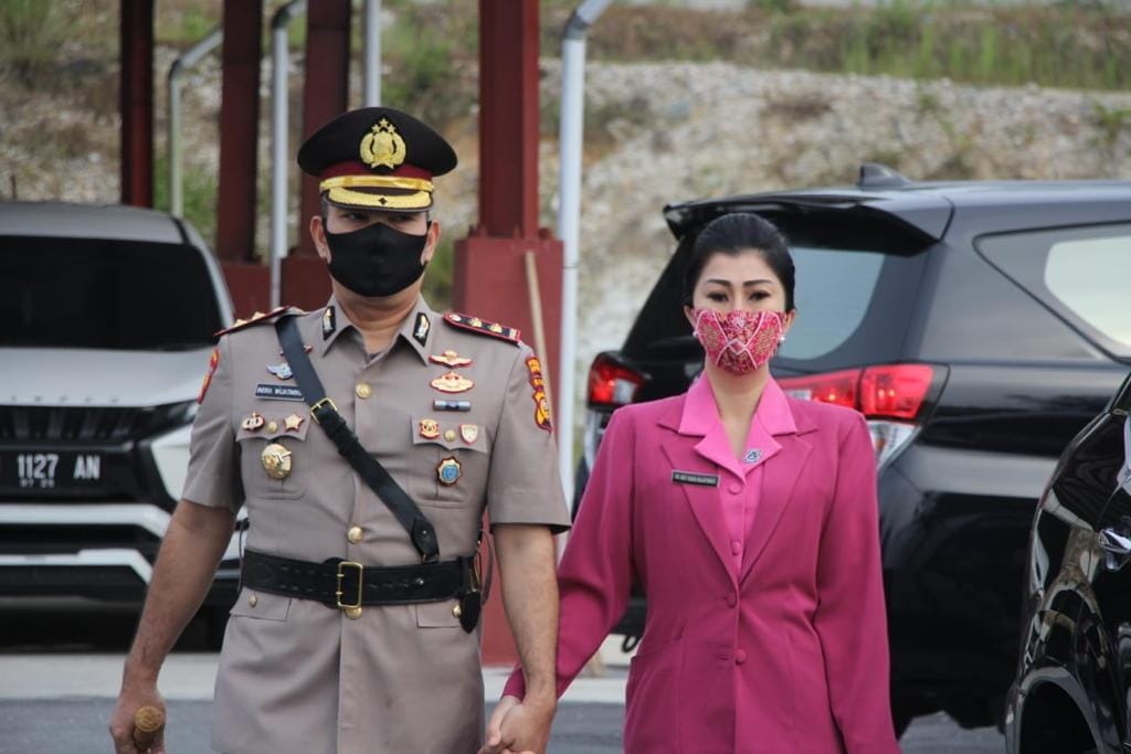 Kapolres Bengkalis AKBP Indra Wijatmiko Menghadiri Pelantikan Bintara di SPN Polda Riau