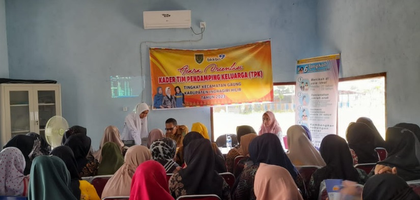 Tekan Angka Stunting, DP2KBP3A Inhil Orientasi Bagi Tim Pendamping Keluarga di Kecamatan Gaung