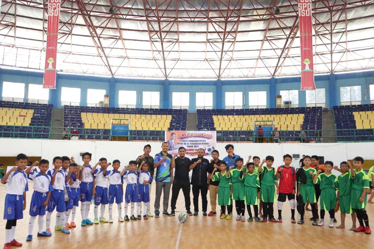 Antusias dan Meriah, Turnamen Futsal antar SD di Pangkalan Kerinci Bergulir