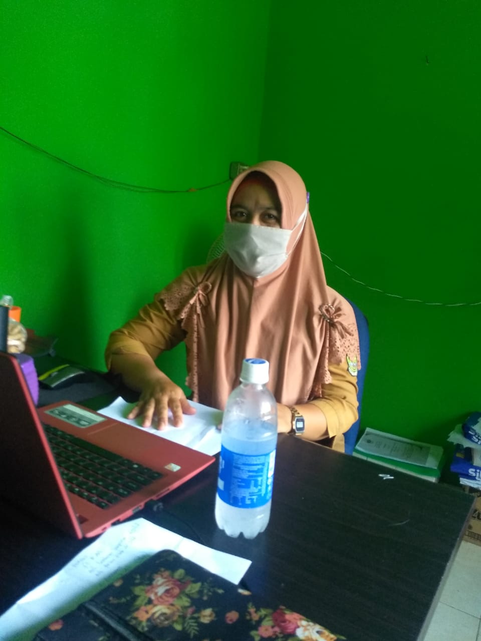 Desa Lanjut, Kecamatan Singkep Pesisir Gencarkan Penyemprotan Disinfektan