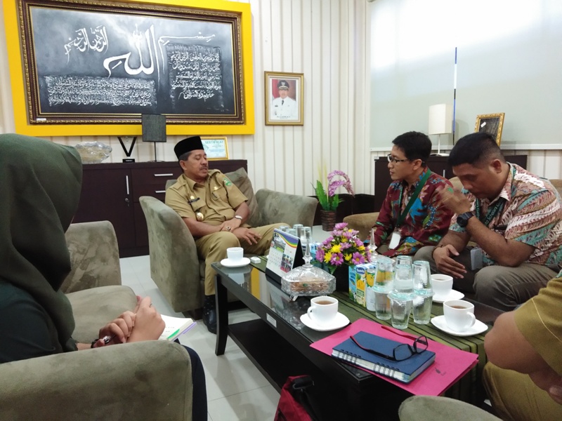 Manajemen Tanoto Foundation Temui Plt. Bupati Siak