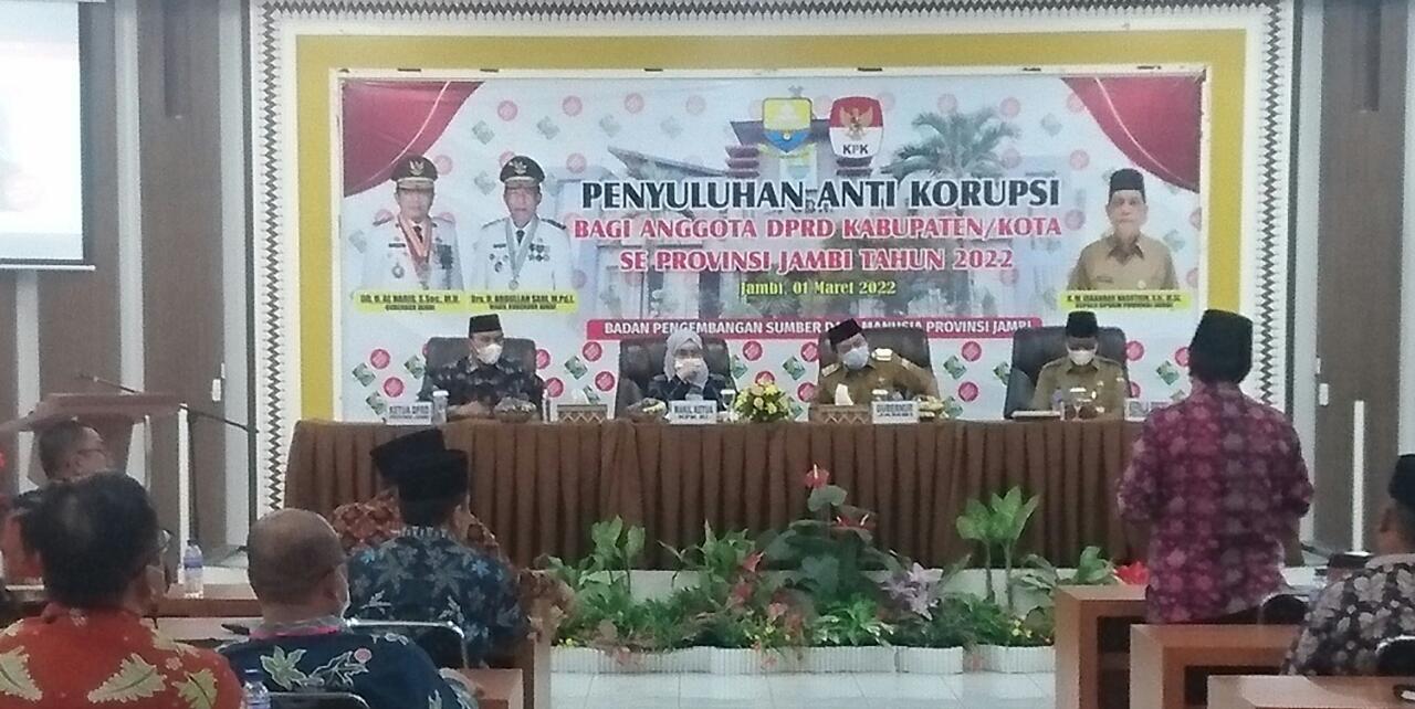 KPK Berikan Penyuluhan Anti Korupsi Kepada Anggota DPRD Jambi