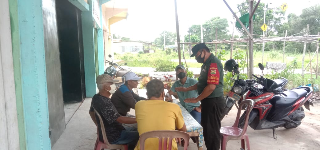 Serda Cerza Katno Ingatkan Masyarakat di Wilayah Binaannya Terhadap Covid-19