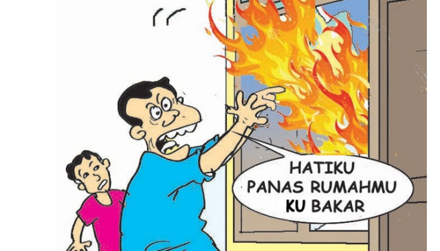 Istri Dibunuh, Rumah Dibakar, Delapan Anak Terlantar