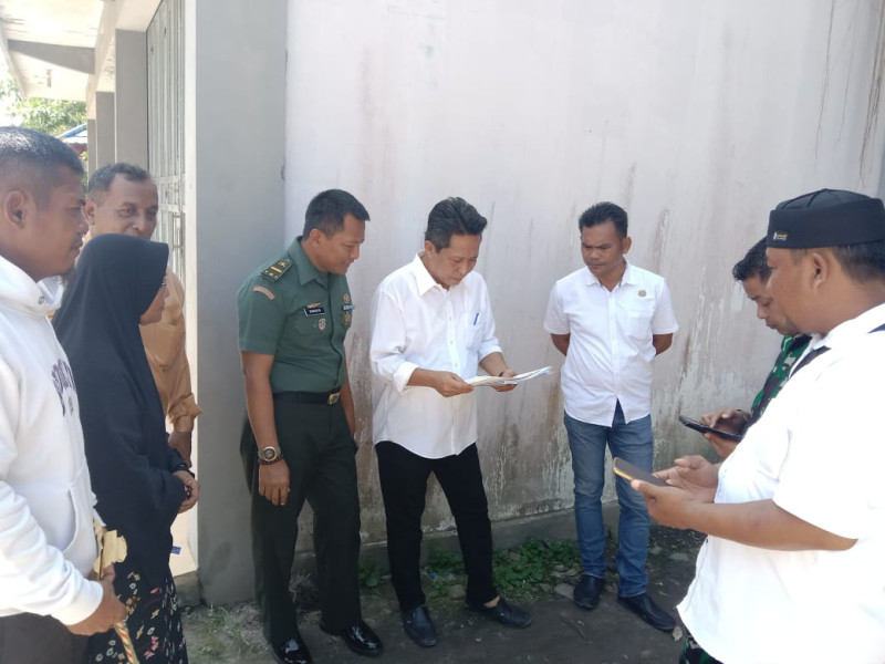 Bantu Pembangunan Sekolah Jauh, Kodim 0320/Dumai Laksanakan Pertemuan Kepada Penghibah Tanah