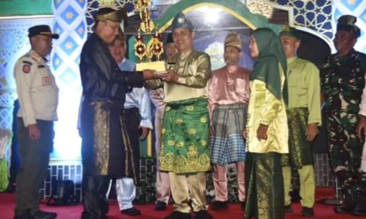 Pj Bupati Inhil Resmi Membuka Perhelatan MTQ Ke-39 Tingkat Kecamatan Enok Tahun 2024