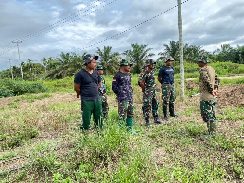 TMMD ke 117, Lettu Arh Mujiono Pimpin Apel Pasukan