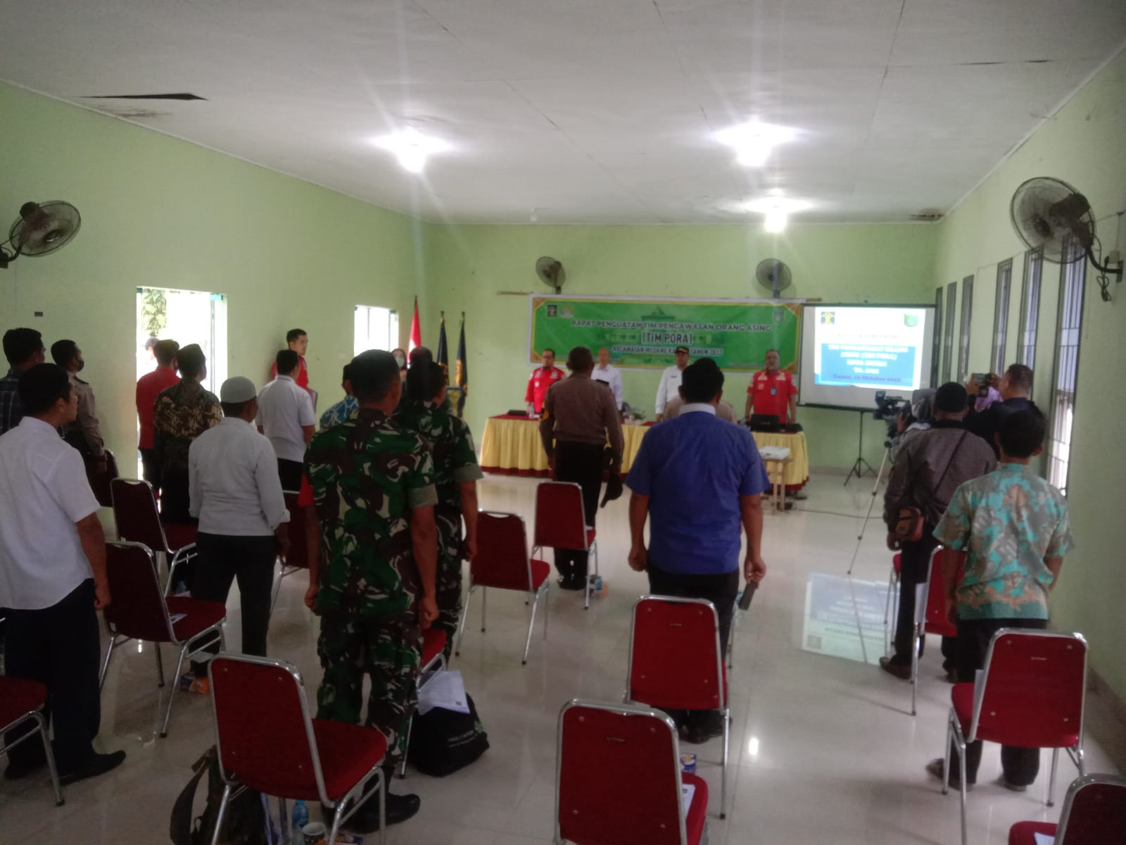 Babinsa, Pihak Kecamatan dan Imigrasi Dumai Sepakat Membentuk Tim Pora