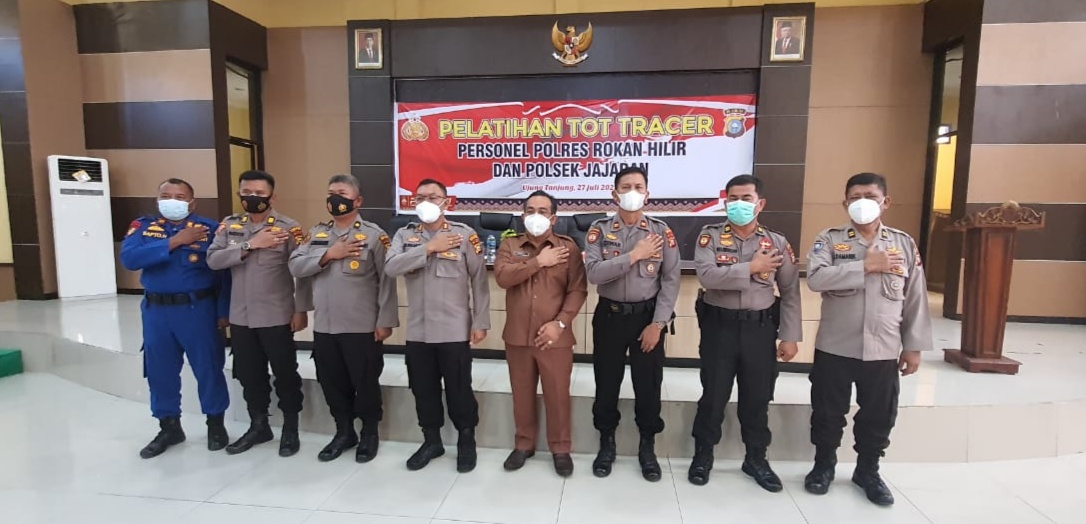 Polres Rohil Bentuk Petugas Pelacak COVID-19 Bantu Tenaga Medis 