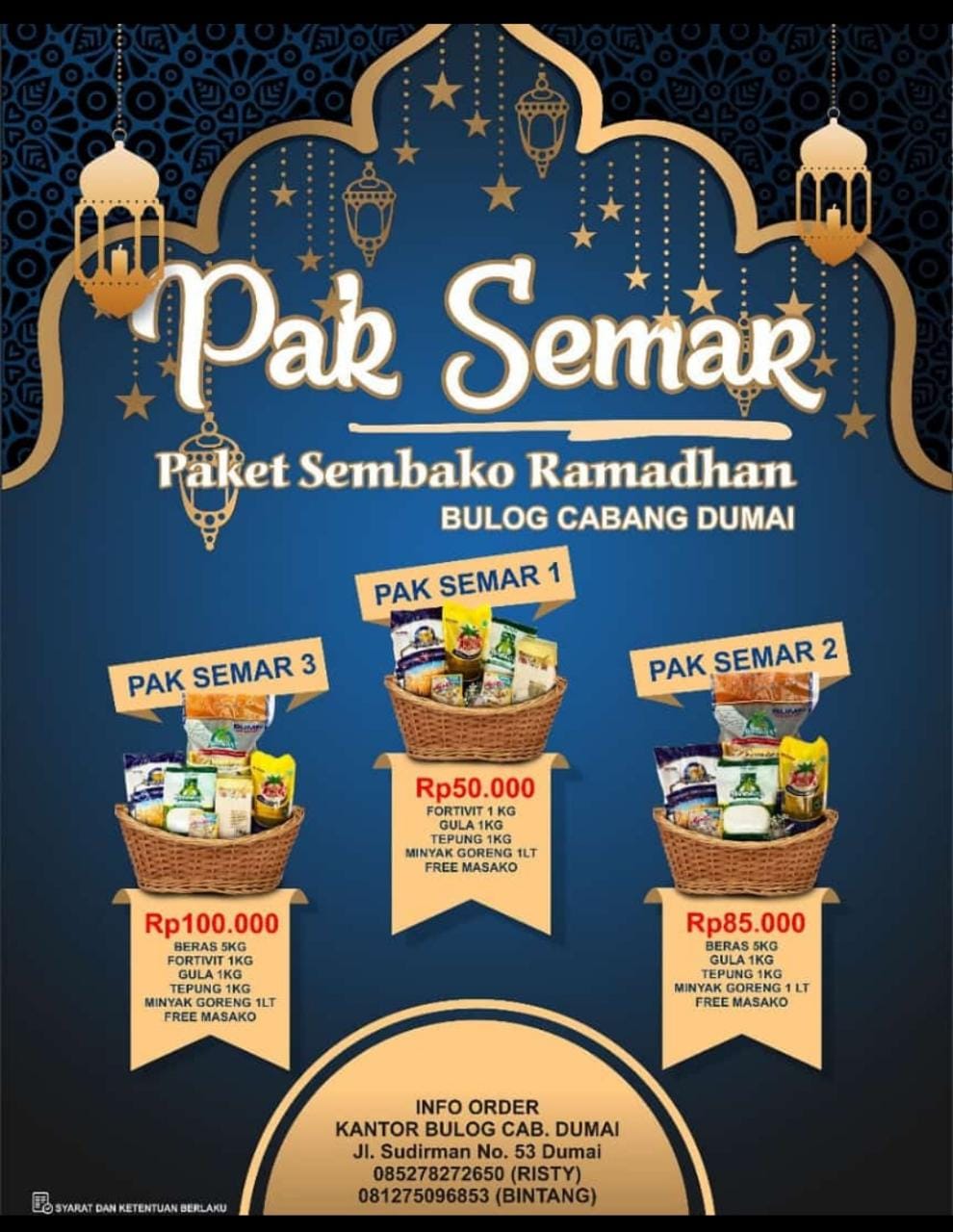 Penuhi Kebutuhan Pokok, Bulog Dumai Luncurkan ''Pak Semar''