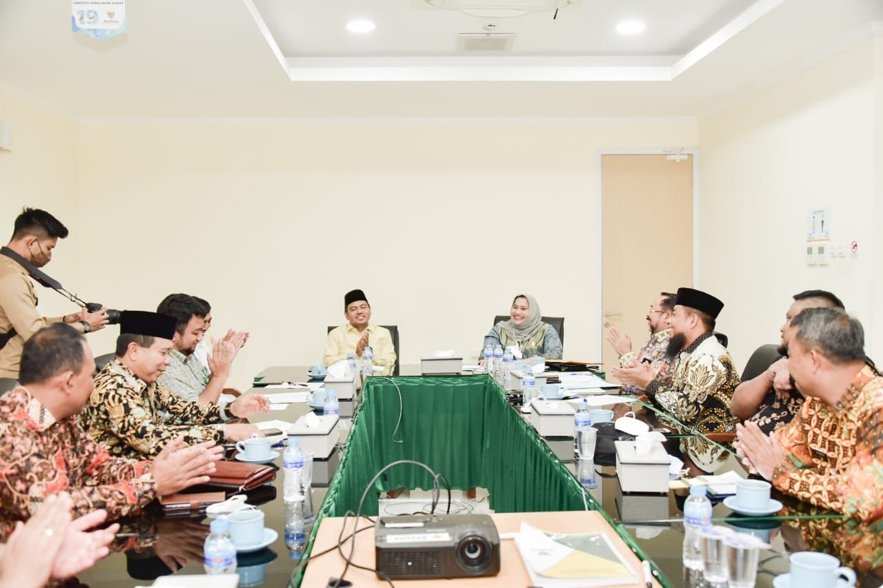 Bupati Bengkalis Kasmarni Silaturahmi ke Baznas Republik Indonesia