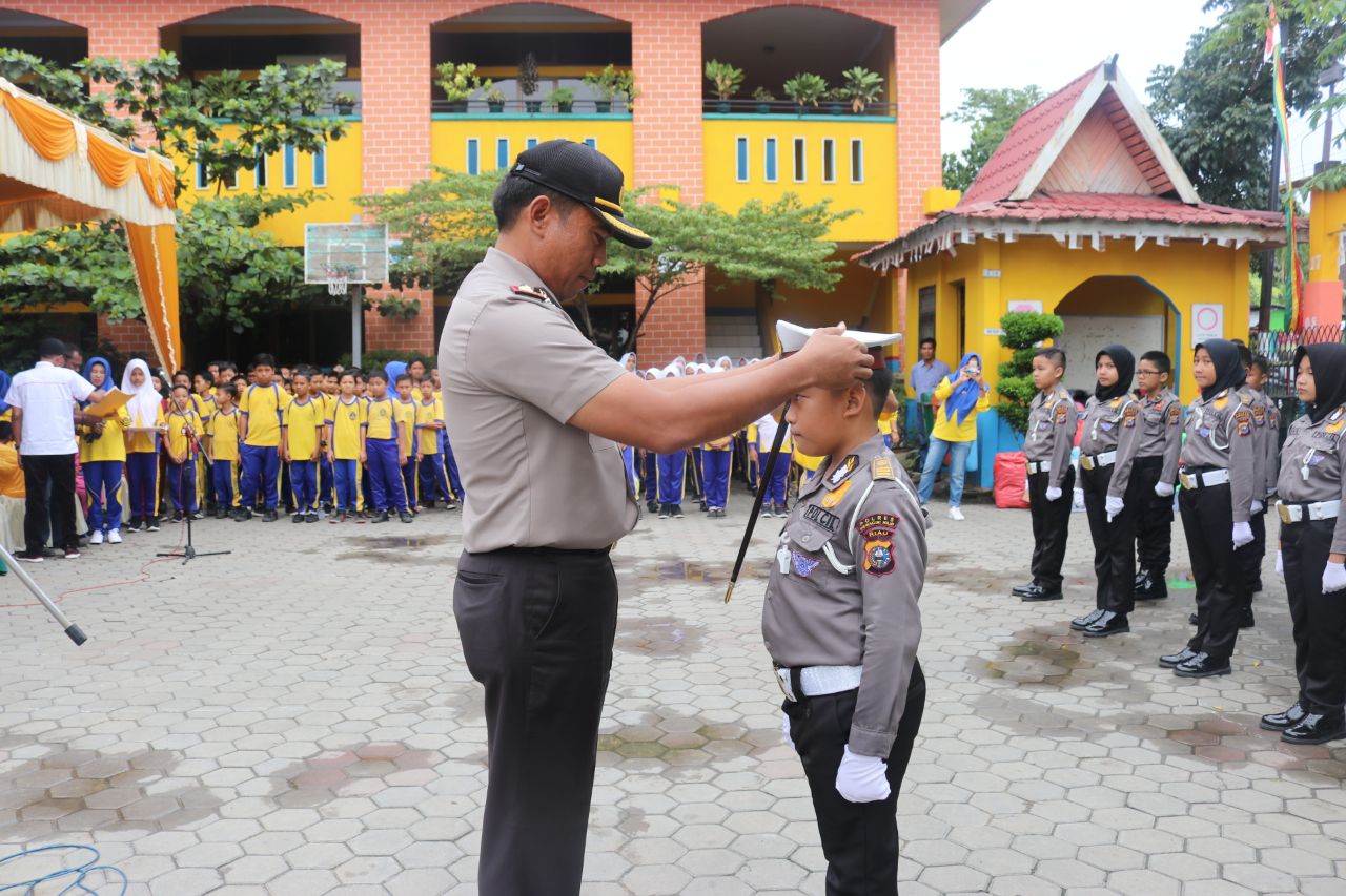 Kapolres Inhil Lantik Pocil SDN 004 Tembilahan