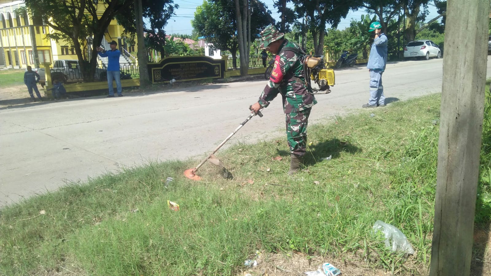 Serda Cerza Katno Hadiri Kegiatan Khidmat Kebersihan