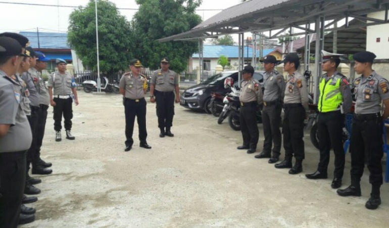 Polres Inhil Siap Mengamankan Kantor KPU Inhil