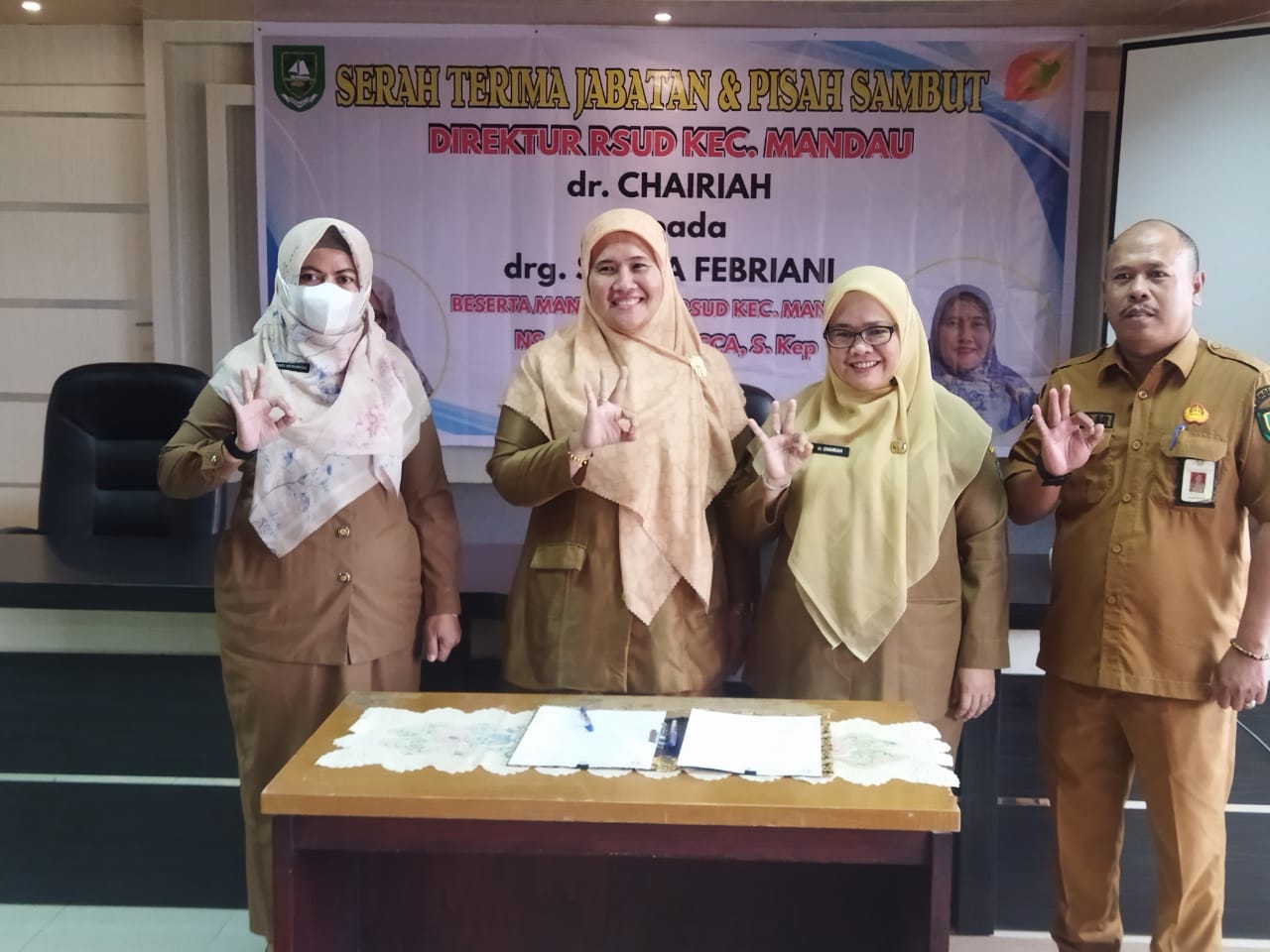 RSUD Mandau Gelar Sertjab Direktur