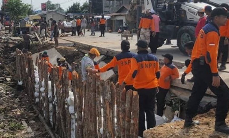 Pemkab Inhil Imbau Warga Jalan Gerilya Parit 6 Mengungsi