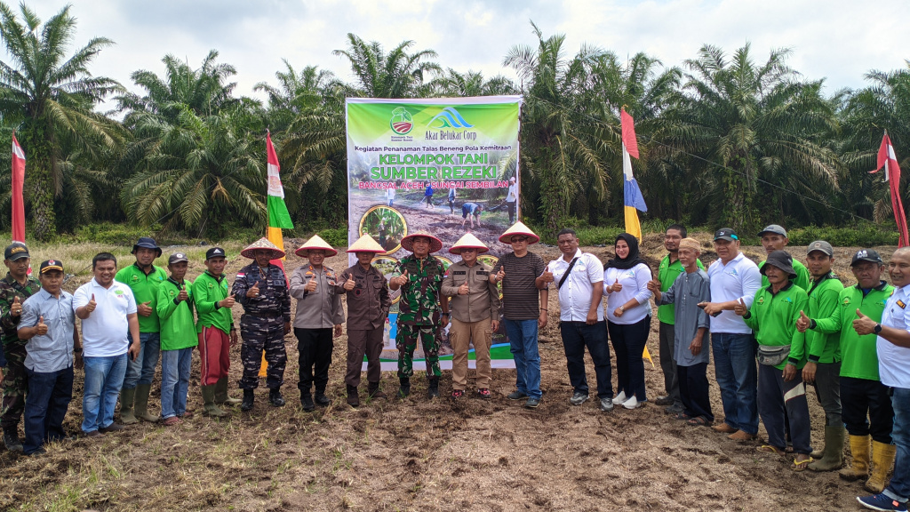 Jalin Kemitraan Bersama Kodim 0320/Dumai, PT Akar Belukar Corp Laksanakan Program Penanaman Talas Beneng