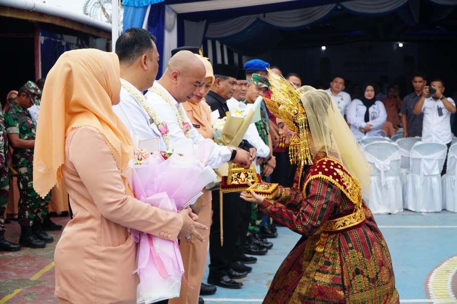 Suasana Haru Warnai Pisah Sambut Karutan Dumai