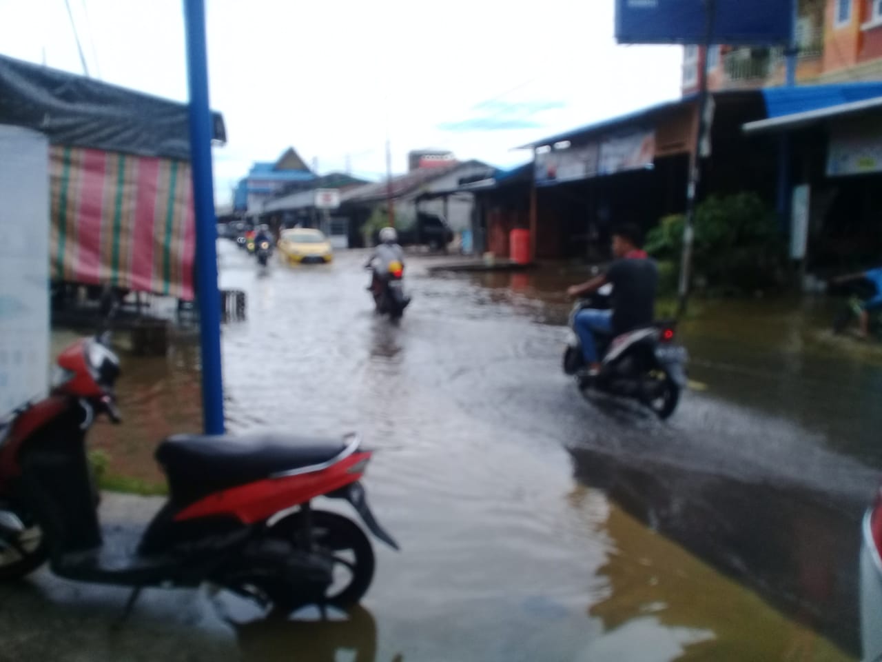 Hujan Deras, Jayamukti Terendam Banjir