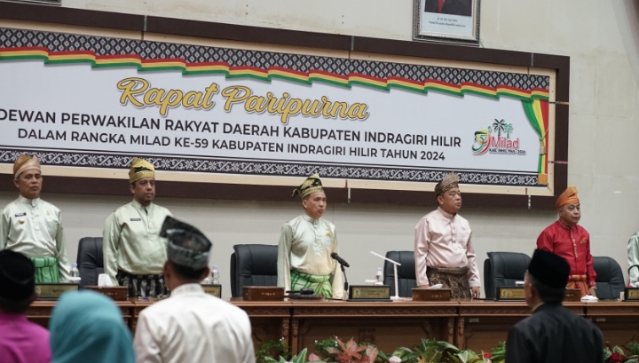 DPRD Gelar Paripurna Istimewa Milad Inhil ke-59